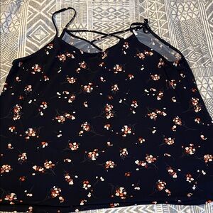Kaileigh Black Floral Camisole